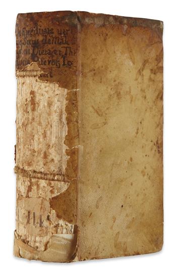 HUCHER, JEAN. De sterilitate utriusque sexus, opus . . . cui annexus est liber De diaeta et therapeia puerorum.  1609